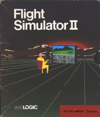 Flight Simulator II Amiga US box art